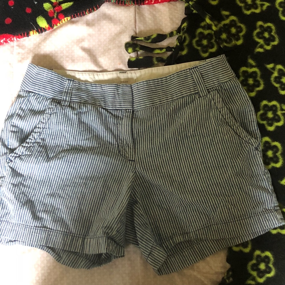 Retro Striped Shorts